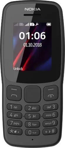 Mobil telefon Nokia 106 Dual Sim Grey